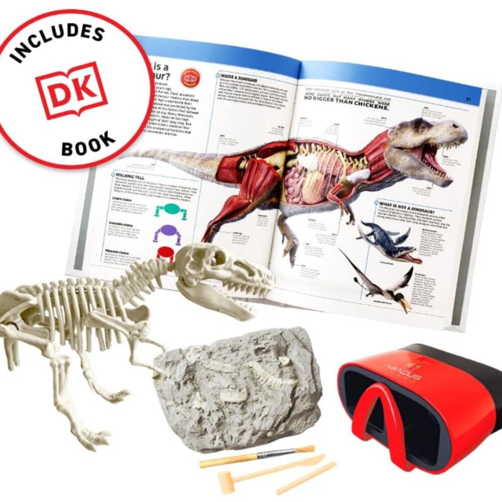 Abacus Brands Virtual Reality Dinosaurs Gift Box Illustrated Interactive VR Book - Picture 4 of 6
